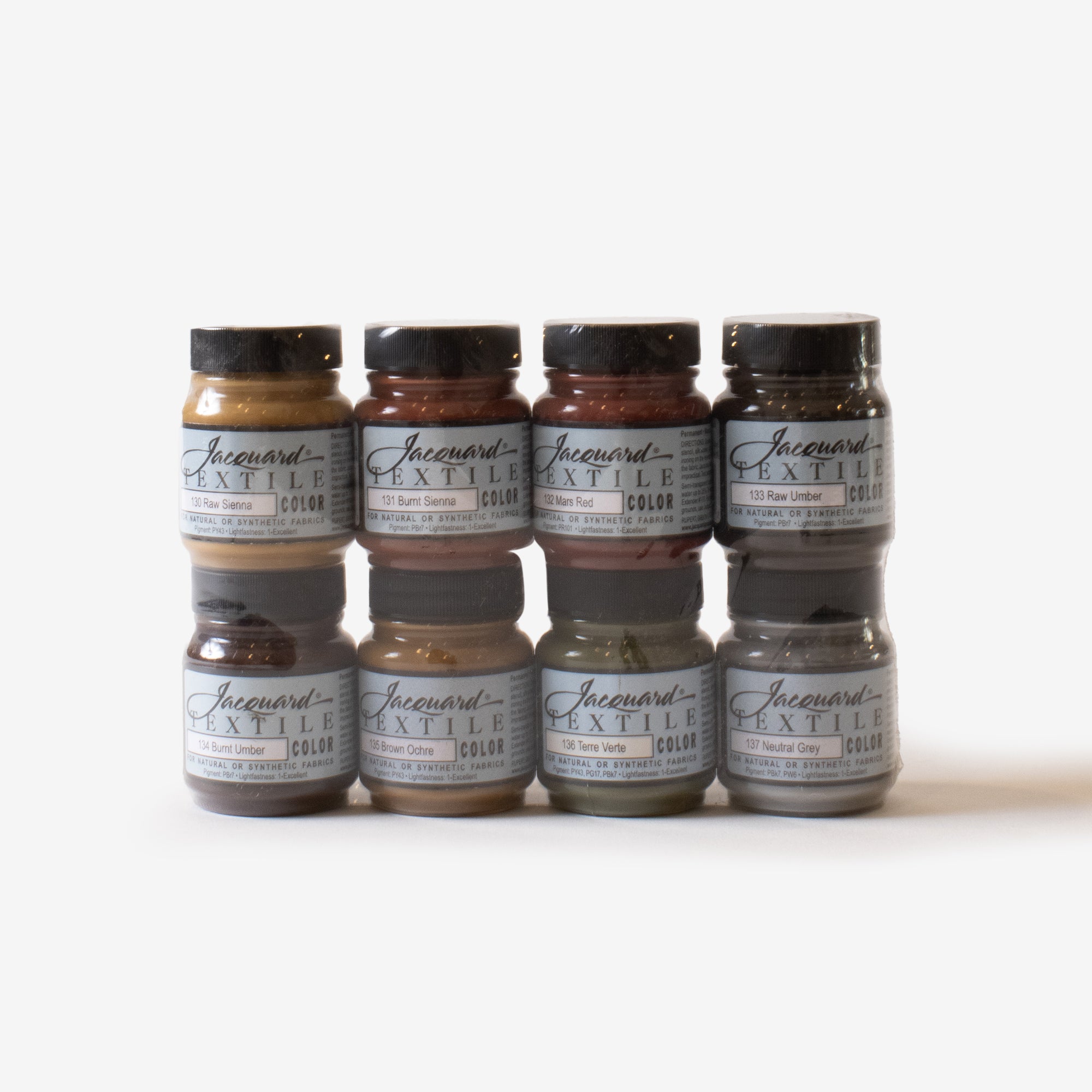 textile paint: earth color 8 color set
