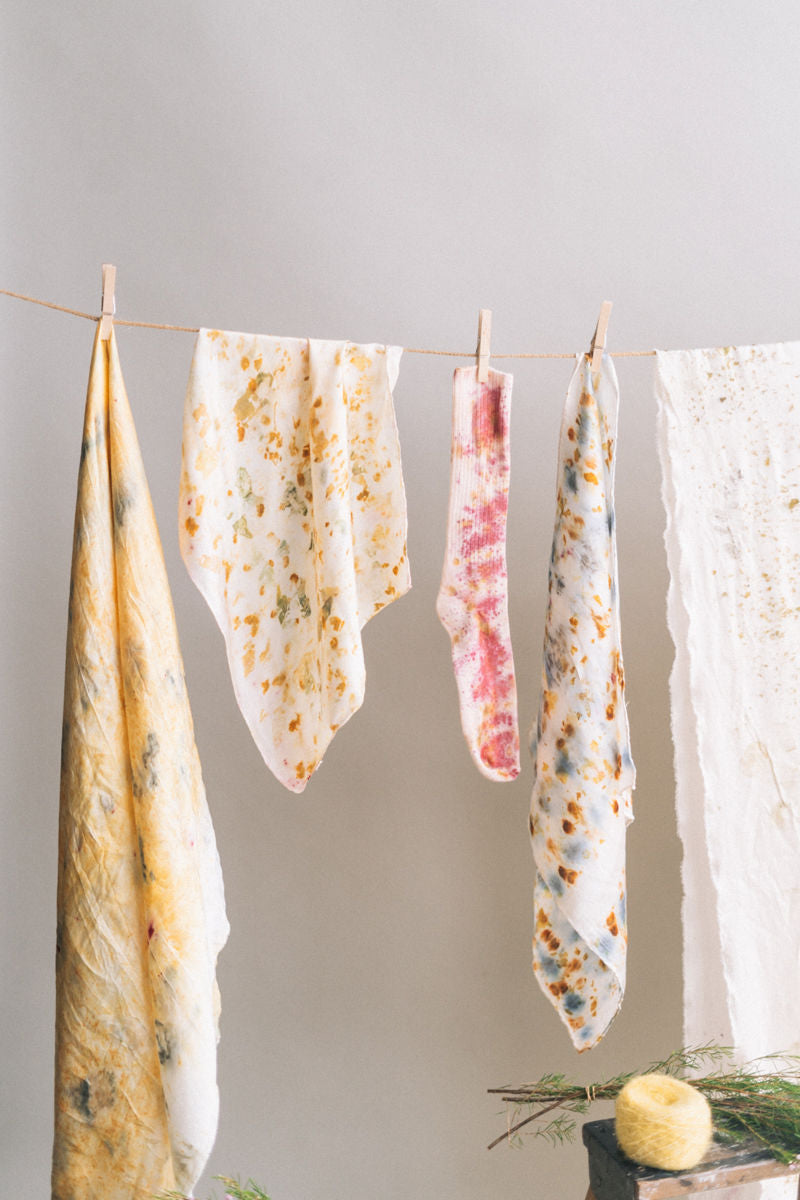 feb 22 2026 (sun) 10am-12:30pm: botanical bundle dyeing: reusable market bag