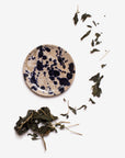 cobalt wash nerikomi plate