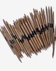 double pointed knitting needle set, umber 6"