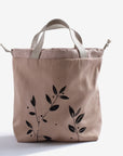 botanical printed project bag