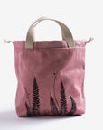 botanical printed project bag