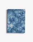 indigo orihon accordian fold journal, bokashi