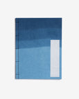 indigo "aizome" hand-dyed journal, danzome