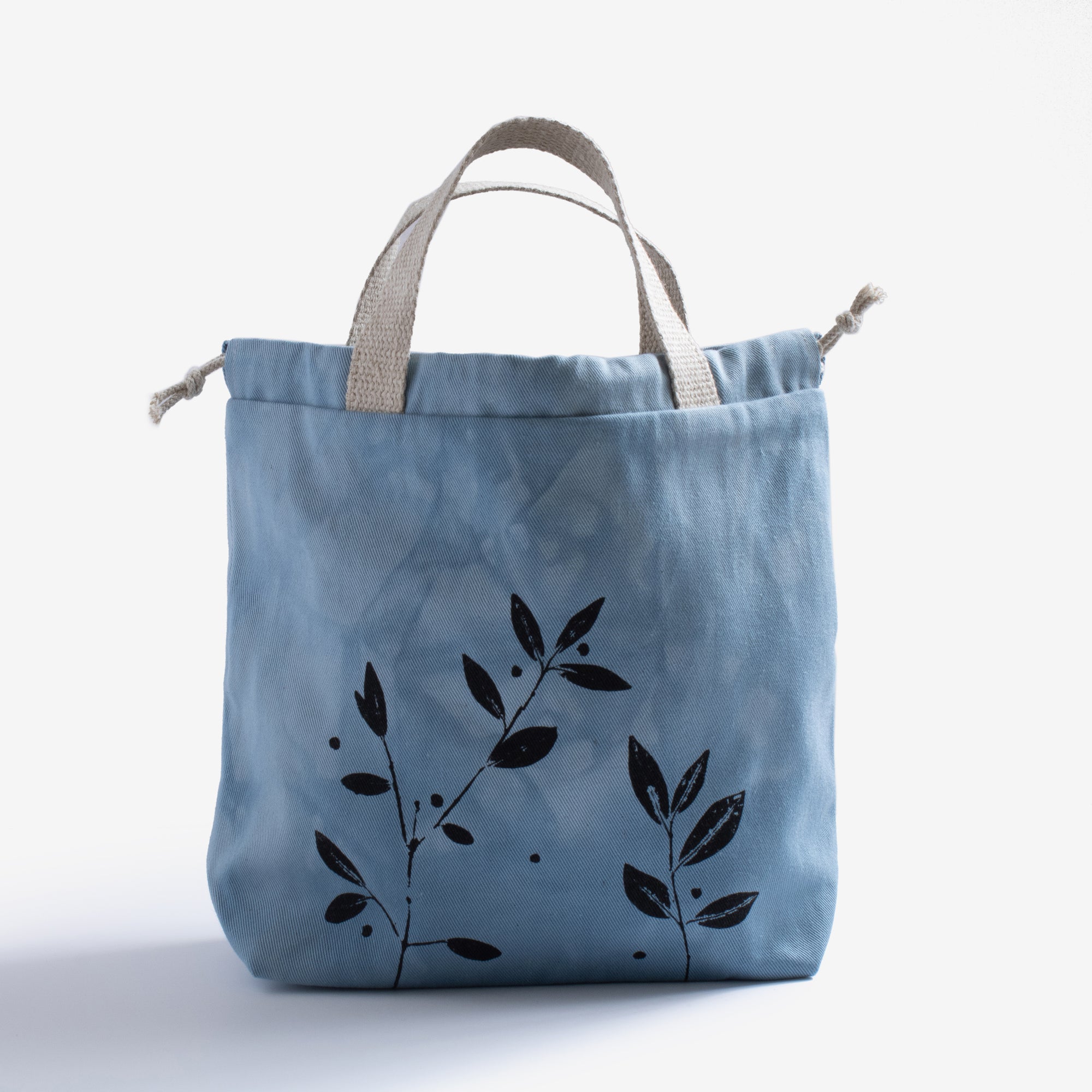 botanical printed project bag