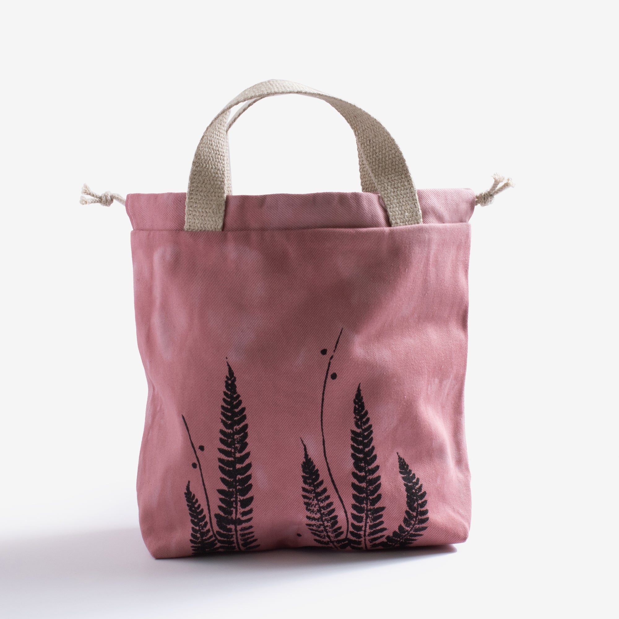 botanical printed project bag