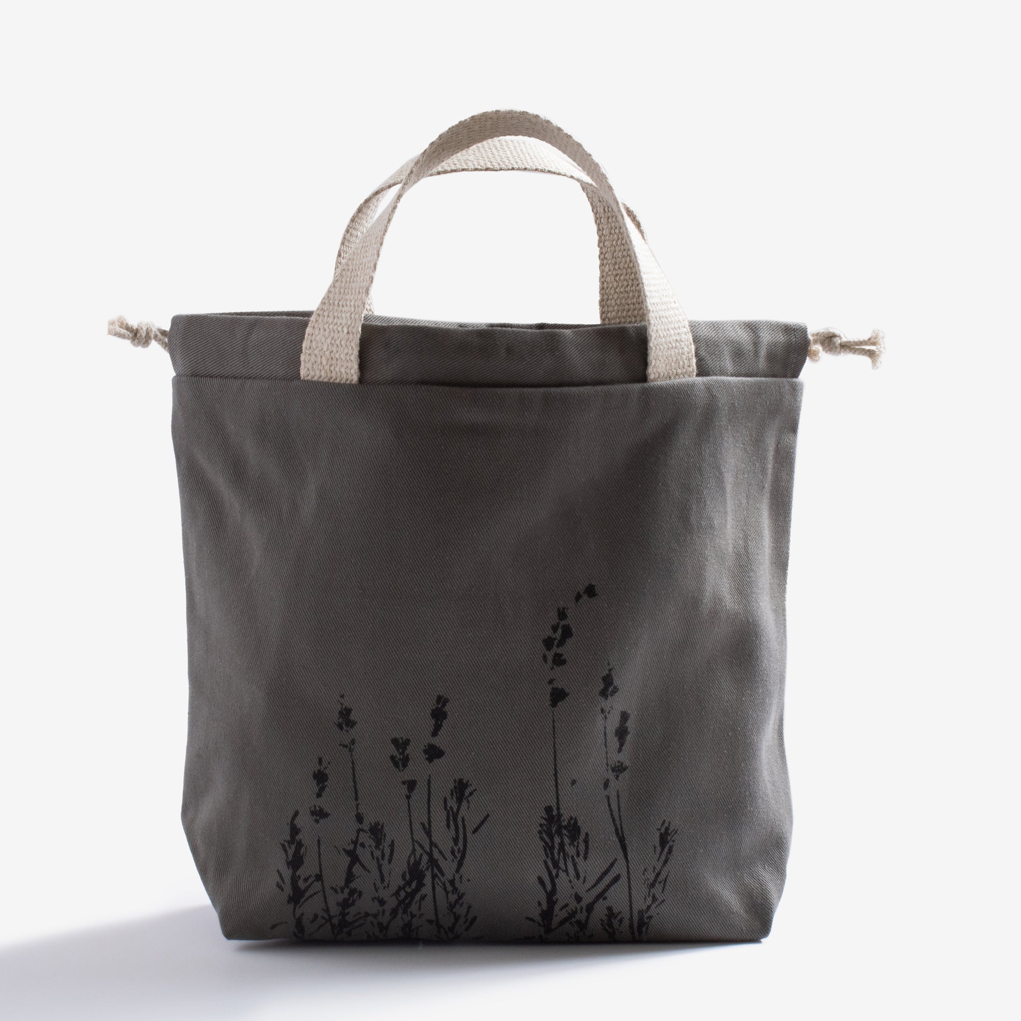 botanical printed project bag