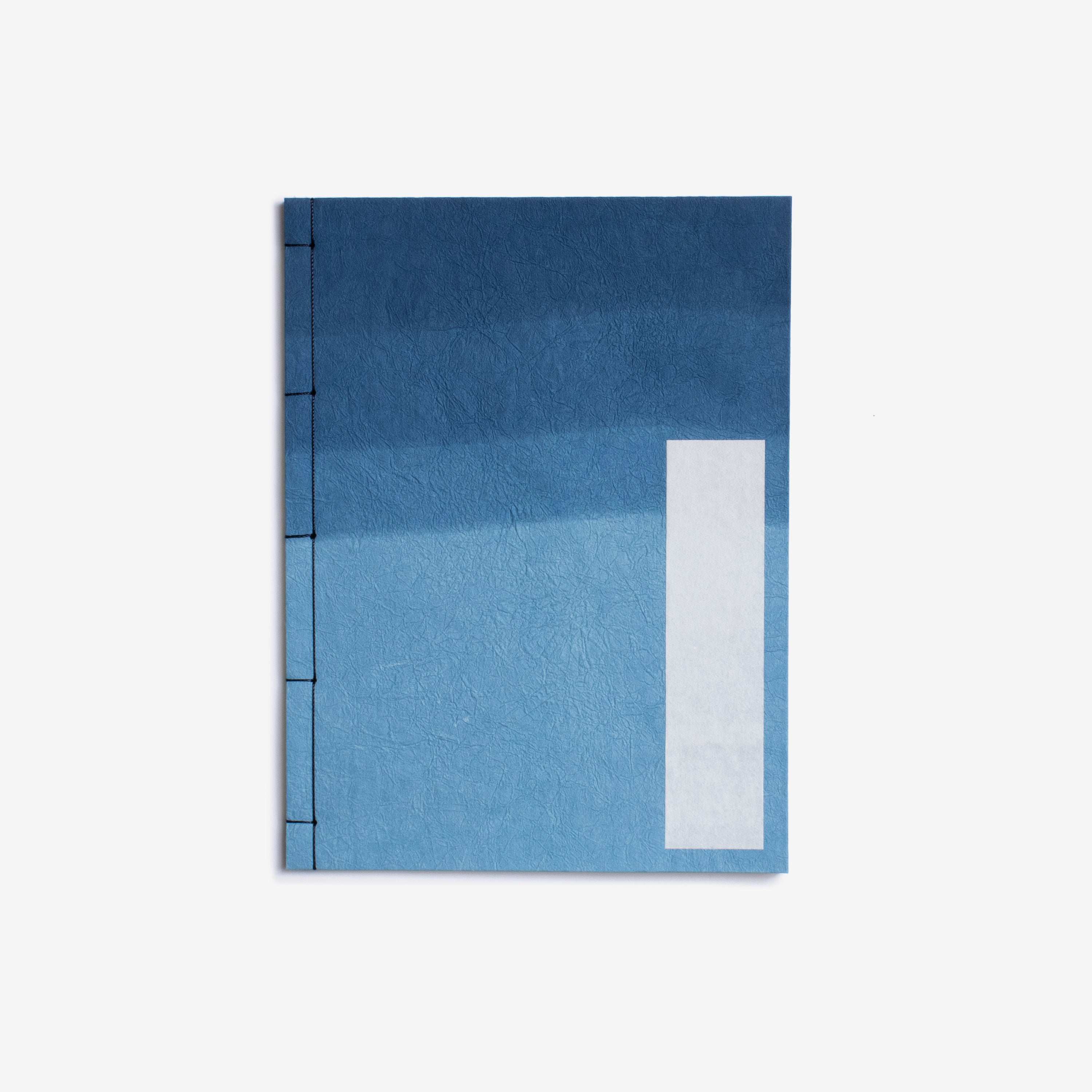 indigo &quot;aizome&quot; hand-dyed journal, danzome